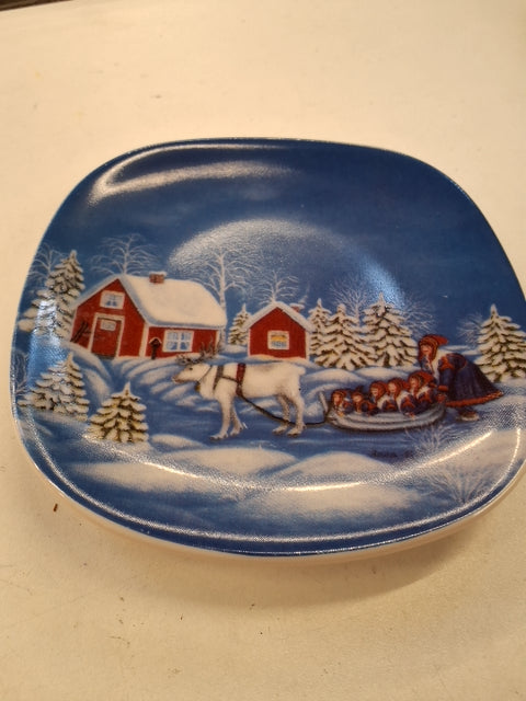 Juleplatte fra Arabia Finland